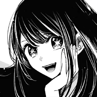 😊 emoji Hoshino Ai [Oshi no Ko] | @lightbluevpn_bot Telegram sticker 11 of 97