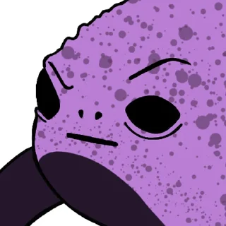 Sticker from Грустный жаб