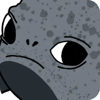 😒 emoji Грустный жаб Telegram sticker 17 of 17