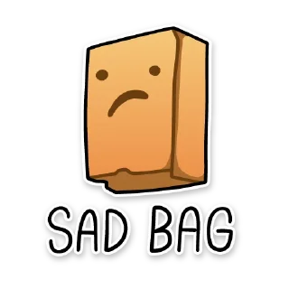 💰 emoji Грустный Пакет Telegram sticker 23 of 45