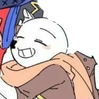 Sticker from ink sans