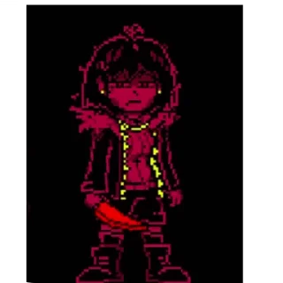 😏 emoji StoryFell Chara|            By @XT_Sans ➡️ @Ctikerubot Telegram sticker 6 of 25
