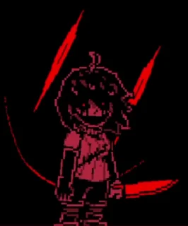 😈 emoji StoryFell Chara|            By @XT_Sans ➡️ @Ctikerubot Telegram sticker 15 of 25