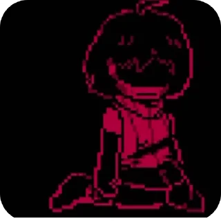😏 emoji StoryFell Chara|            By @XT_Sans ➡️ @Ctikerubot Telegram sticker 14 of 25