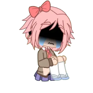 Sticker from Sayori