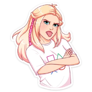 😝 emoji PlayStation :: @stickroom Telegram sticker 17 of 24