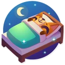 💤 emoji Moka the Dog Telegram sticker 11 of 41
