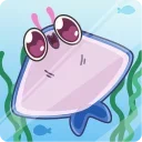 👋 emoji Stingray Smiles Telegram sticker 5 of 20