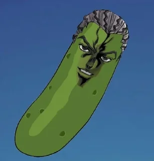 🥒 emoji Jojo by @Raztl0_0 and @bs_dosnok Telegram sticker 3 of 120