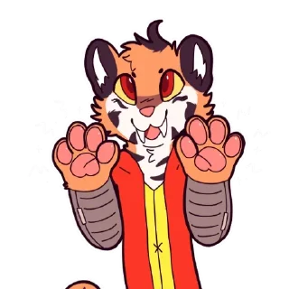 🐾 emoji Electro Tiger @stickersb2b Telegram sticker 17 of 45