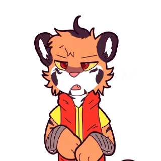 🚫 emoji Electro Tiger @stickersb2b Telegram sticker 16 of 45