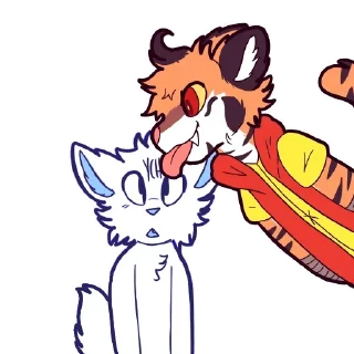 👅 emoji Electro Tiger @stickersb2b Telegram sticker 10 of 45