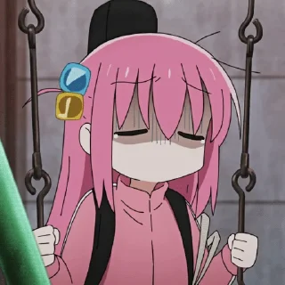 😢 emoji Bocchi Telegram sticker 10 of 18