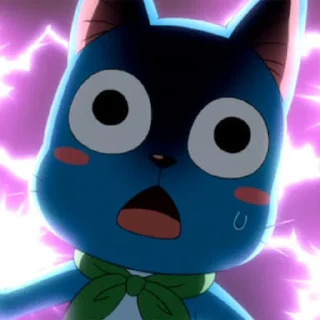😰 emoji Fairy tail Telegram sticker 5 of 119
