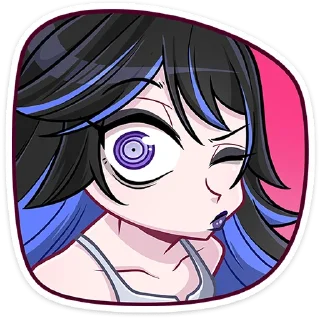 👁 emoji Леся :: @stickroom Telegram sticker 12 of 48