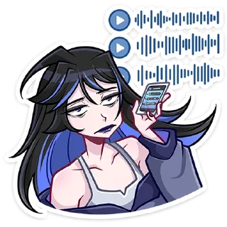 👂 emoji Леся :: @stickroom Telegram sticker 23 of 48