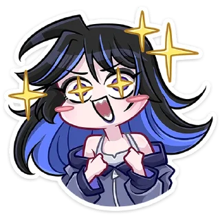 🤩 emoji Леся :: @stickroom Telegram sticker 22 of 48