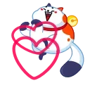 ❤️ emoji Neko Telegram sticker 17 of 27