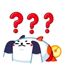 ❓ emoji Neko Telegram sticker 8 of 27