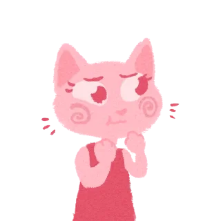 😳 emoji Котики (art by @artstriks) @stickerssave Telegram sticker 3 of 20