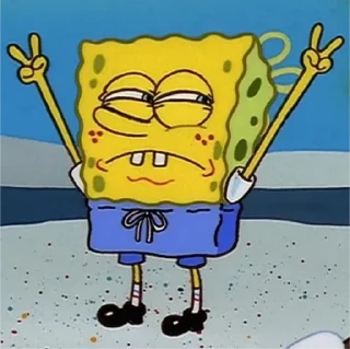 😂 emoji Губка Боб 👑 Telegram sticker 15 of 120