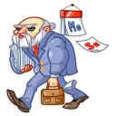 💼 emoji Wild Bill Telegram sticker 12 of 35