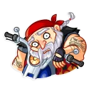 😳 emoji Wild Bill Telegram sticker 11 of 35