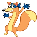 🐺 emoji Dora the Explorer Telegram sticker 6 of 10