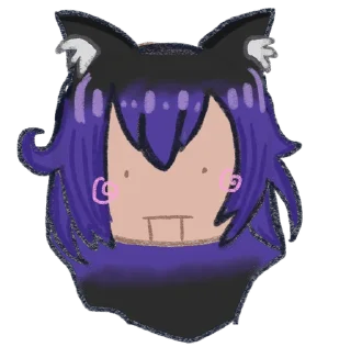🐈‍⬛ emoji CHIBI OCS 🥺 Telegram sticker 15 of 76
