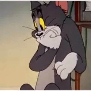 😨 emoji Tom & Jerry Telegram sticker 11 of 15