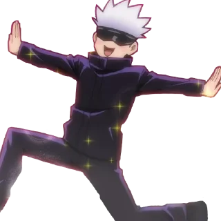 🤪 emoji Satoru Gojo Telegram sticker 19 of 34