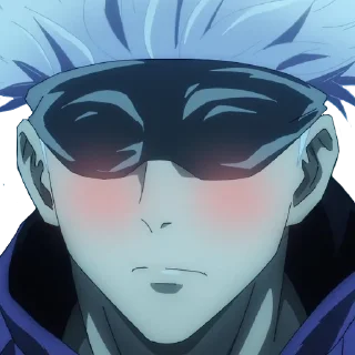 😳 emoji Satoru Gojo Telegram sticker 13 of 34
