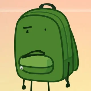 🎒 emoji ..... Telegram sticker 7 of 104