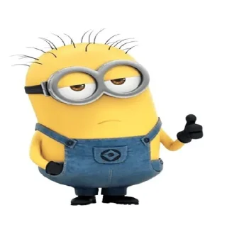 👍 emoji миньончики Telegram sticker 14 of 52
