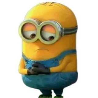 😢 emoji миньончики Telegram sticker 16 of 52