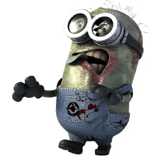 🧟 emoji миньончики Telegram sticker 20 of 52