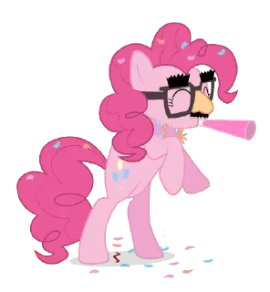 🥳 emoji Pinki pie Telegram sticker 9 of 103