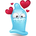 ❤ emoji Durex Pack Telegram sticker 2 of 15