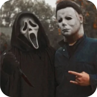 🧥 emoji Ghost face Telegram sticker 12 of 35