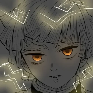Sticker from Agatsuma Zenitsu
