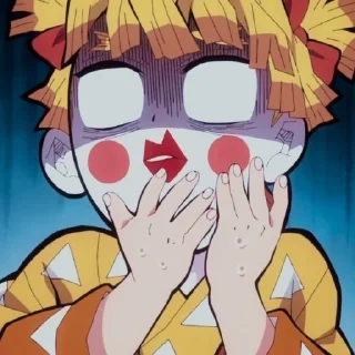 😱 emoji Agatsuma Zenitsu Telegram sticker 23 of 24