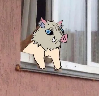 🪟 emoji Blya na Inosuke Telegram sticker 13 of 17