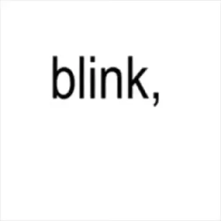 Sticker from blink gone :: ::