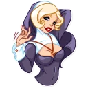 👋 emoji Naughty Nun Telegram sticker 5 of 35