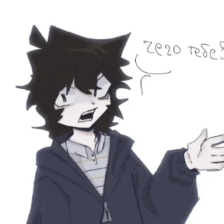 ✋ emoji Уилл и Майк рисовка runvvi @Uillzzz Telegram sticker 23 of 47