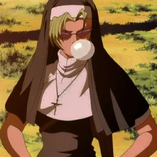 Sticker from Eda black lagoon | nun