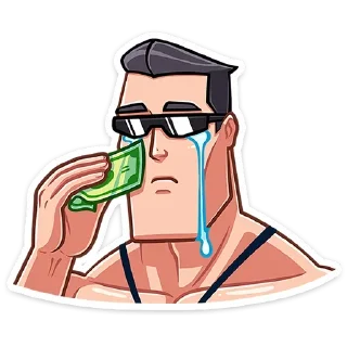 😭 emoji Чад  (@TgSticker) Telegram sticker 18 of 48
