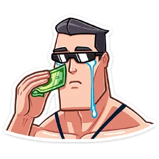 😭 emoji Чад :: @stickroom Telegram sticker 18 of 48