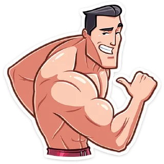 ☺️ emoji Чад :: @stickroom Telegram sticker 24 of 48