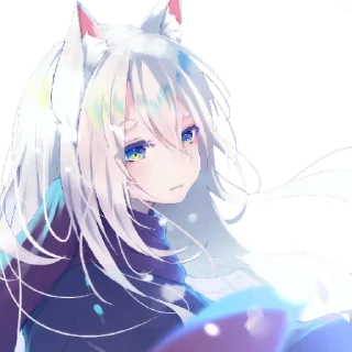 Sticker from Kitsune by @anime_stickerr